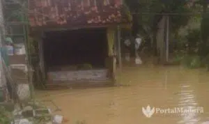 Sempat Terjadi Genangan Air Hingga 60 Cm di Empat Wilayah Kota Pamekasan