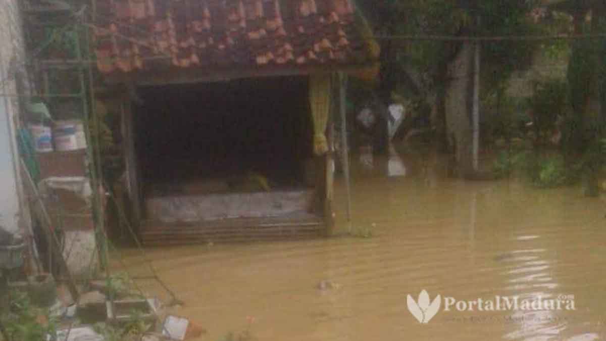 Sempat Terjadi Genangan Air Hingga 60 Cm di Empat Wilayah Kota Pamekasan
