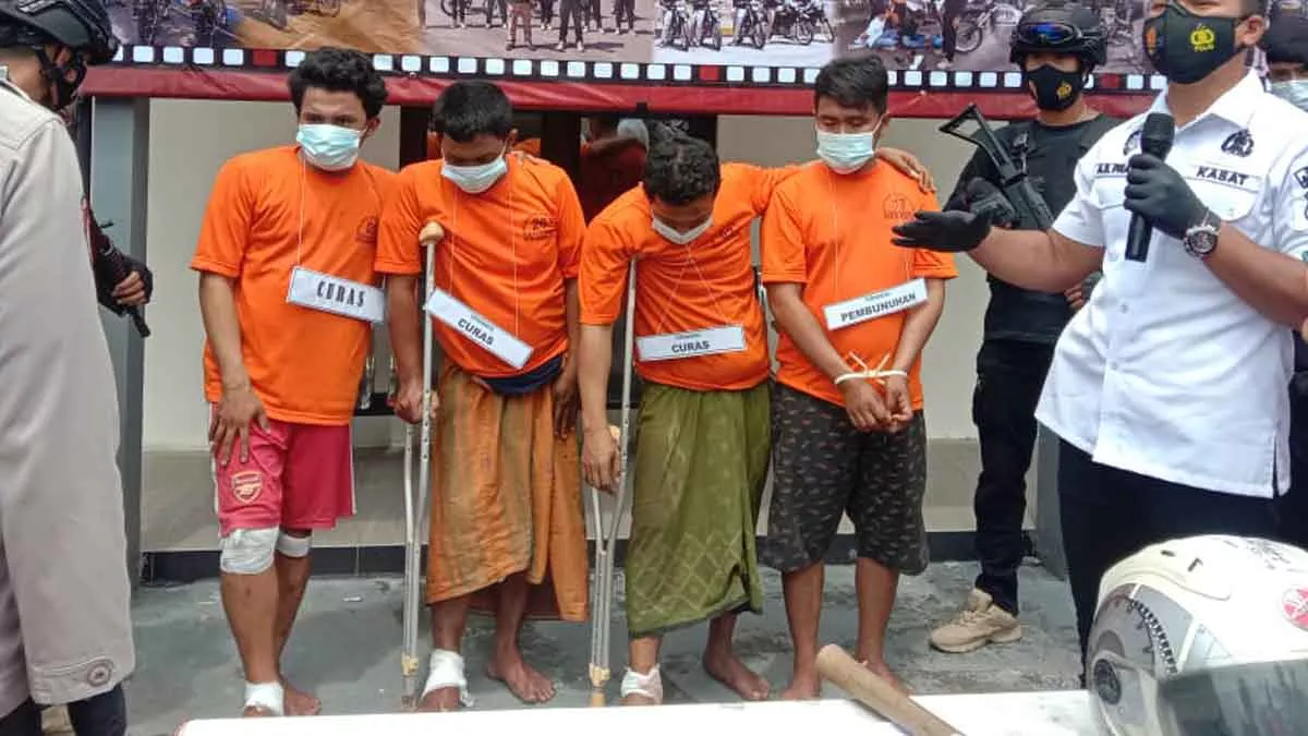 Begal Kendaraan Ditembak, Modus Jual Beli Lewat Medsos
