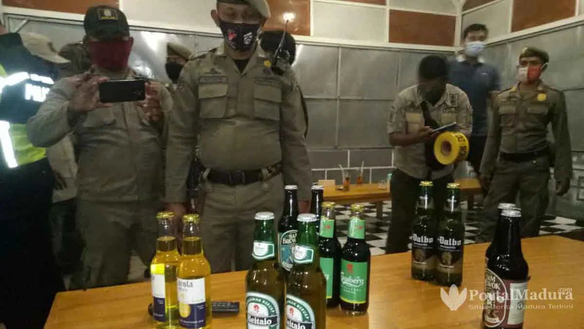 Ditemukan Miras, Bherung Sabu Pandian & Bherung Kompi Ditutup
