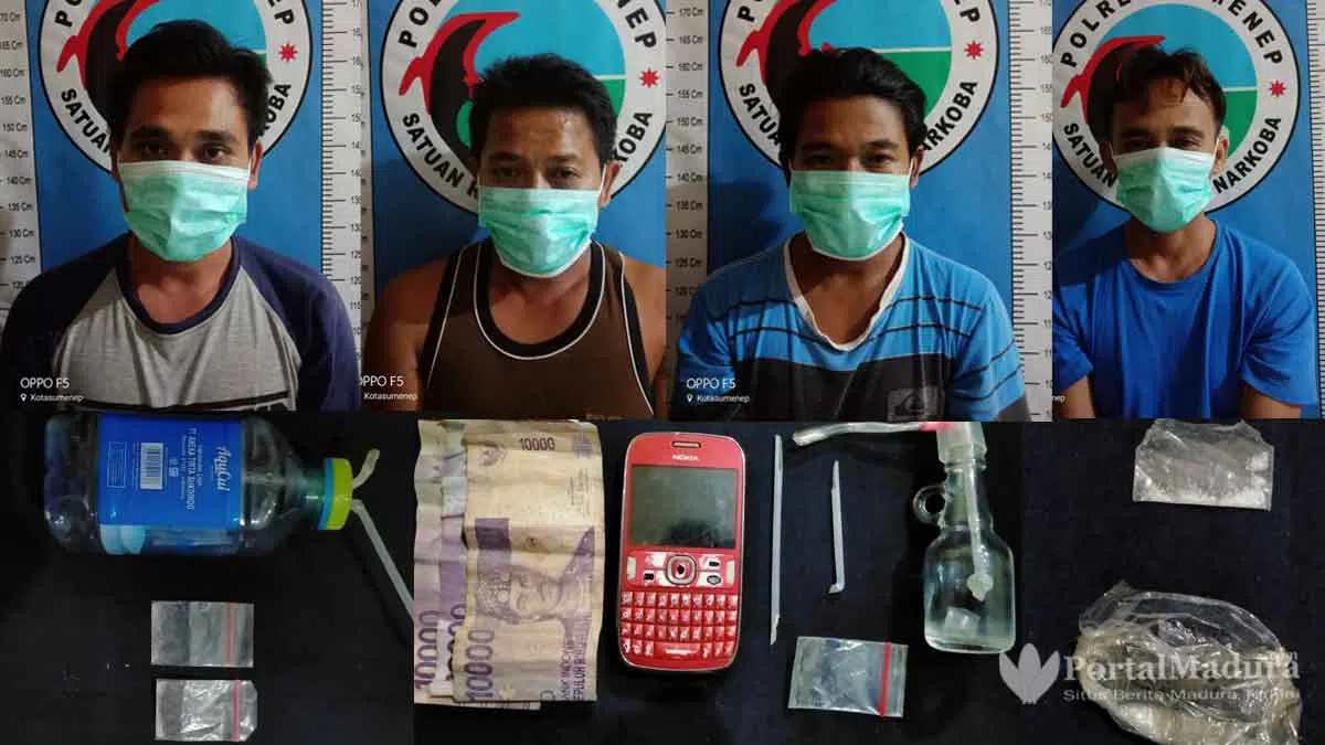 Empat Warga Lenteng Sumenep Diciduk Polisi