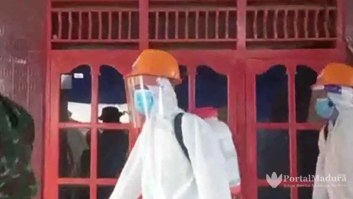 Ikut Ambil Paksa Jenazah Covid-19 di RSI Kalianget, 10 Rumah Dilakukan Sterilisasi