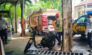 Isi Bensin Eceran, Motor Ludes Terbakar di Sumenep