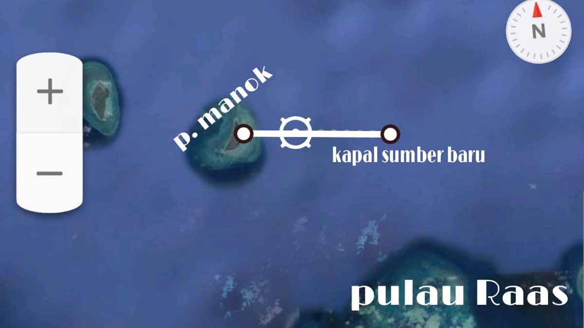 Tujuan Kalteng, Kapal Bermuatan Sembako Kandas di Pulau Manok Sumenep