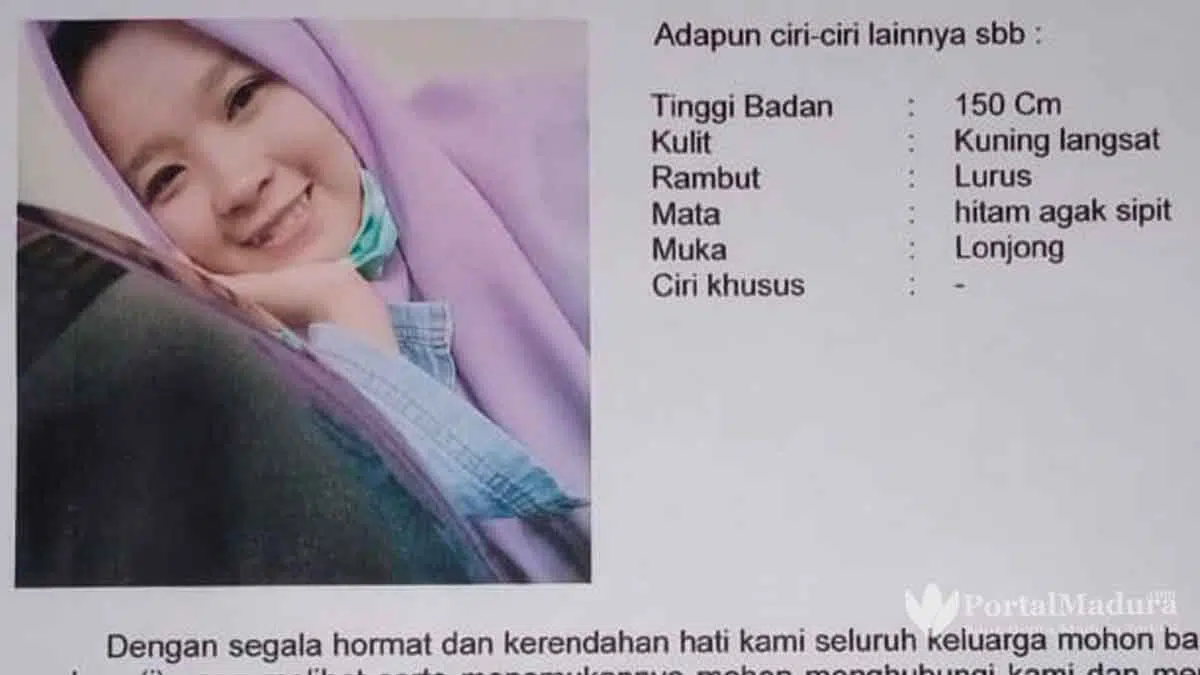 Mahasiswi Sumenep Sudah 5 Hari Dikabarkan Hilang
