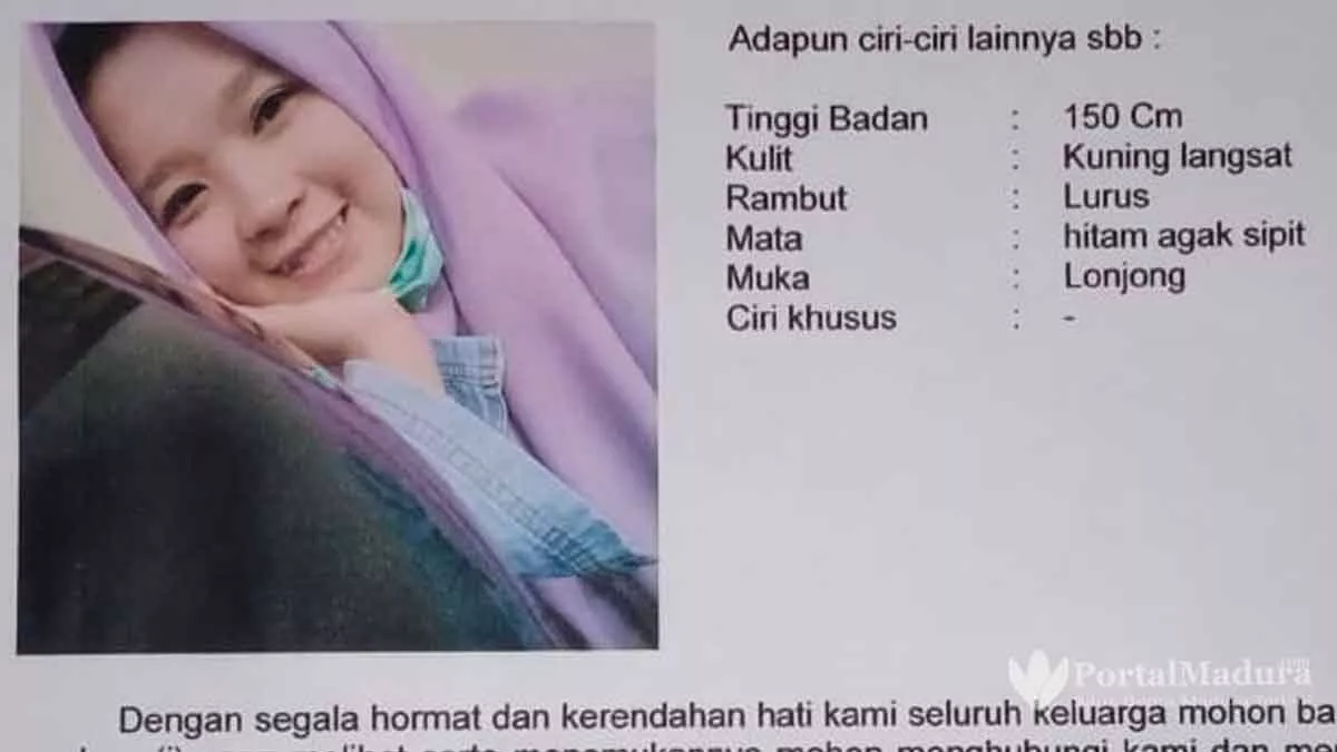 Mahasiswi Sumenep Sudah 5 Hari Dikabarkan Hilang