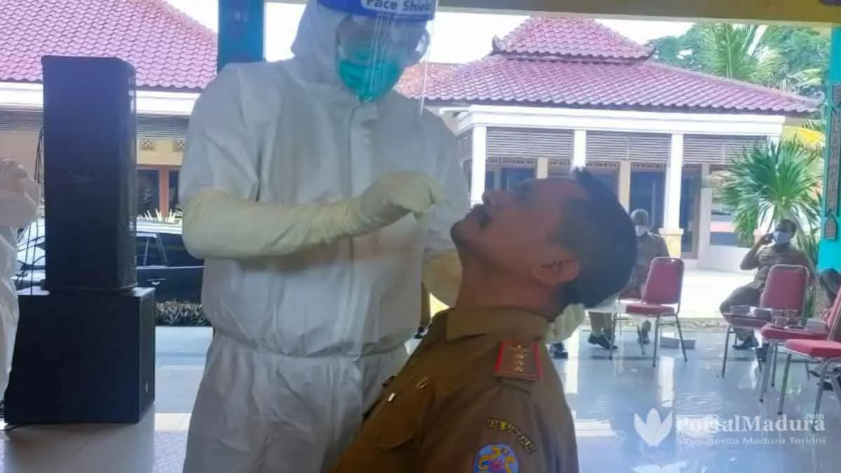 Pimpinan OPD Jalani Swab Test Massal