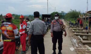 Polisi Bubarkan Balap Burung Merpati di Babbalan Sumenep