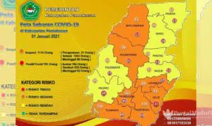 Tambah 11 Kasus Baru, 7 Kecamatan di Pamekasan Zona Orange