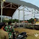 Harlah Pagar Nusa Dibatalkan, Tim Gabungan Bongkar Panggung dan Tenda Acara