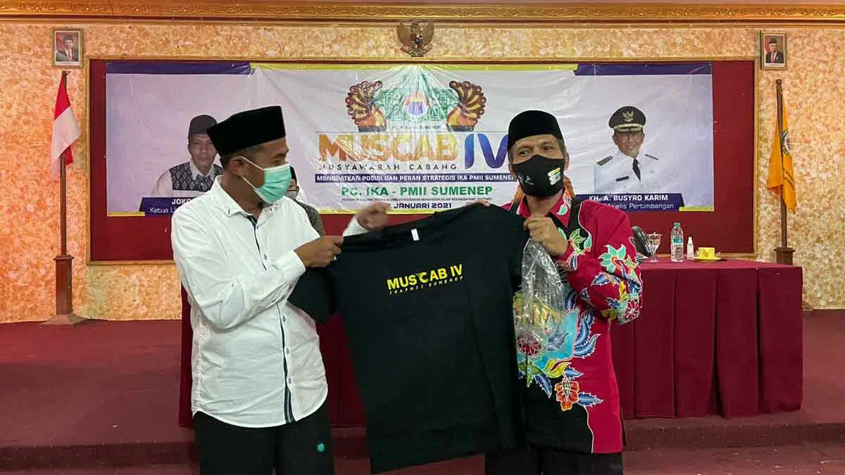 Muscab IV IKA PMII, Wabup Sumenep Ajak Bangun Sinergitas