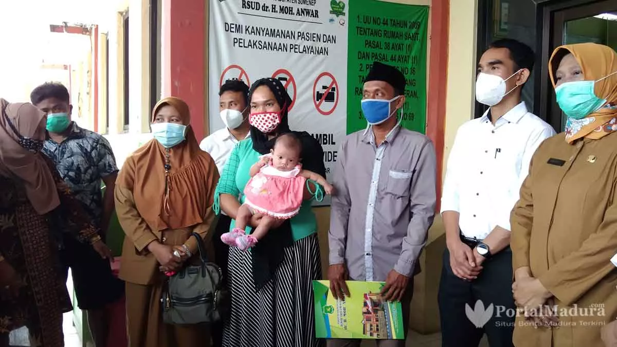 Bayi Yang Diduga Tertukar di RSUD Sumenep Diserahkan pada Orang Tuanya