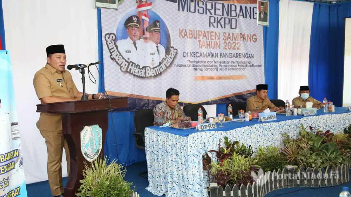 Bupati Sampang Buka Musrembang Pemerataan Pembangunan Kecamatan Pangarengan