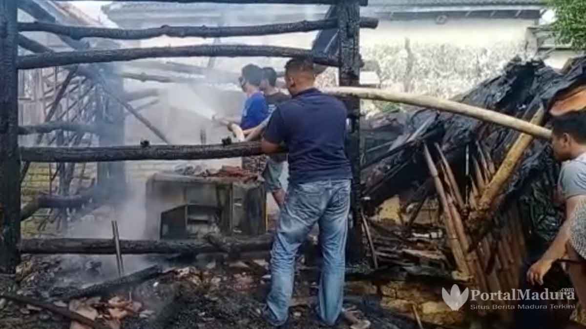 Gudang Tambak Udang di Sampang Ludes Terbakar