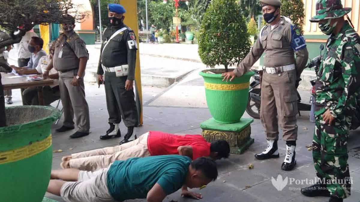 Hari Libur, 49 Warga Sumenep Terjaring Operasi Yustisi