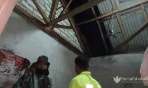 Kerusakan Akibat Puting Beliung Landa Lima Desa di Saronggi Sumenep