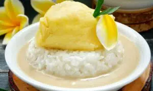 Resep Ketan Saus Durian yang Manis dan Legit