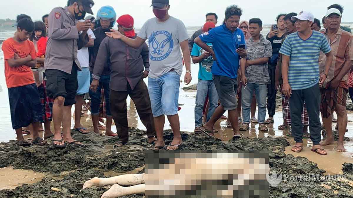 Mayat Mr X di Lokasi Wisata Pantai Lon Malang Sampang