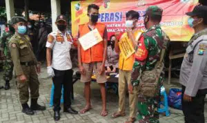 Pelanggar Prokes Terjaring di Pasar Tradisional