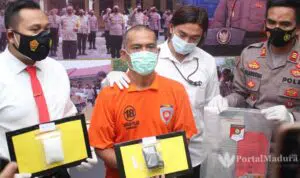 Pulang dari Malaysia, Warga Sokobanah Konsumsi Sabu dan Miliki Senpi