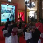 Nobar Pelantikan Bupati dan Wabup Sumenep di Pendopo Agung