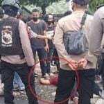 Aksi Ricuh, Satu Mahasiswa Pingsan di Depan Kantor DPRD Sumenep
