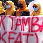 Tolak Tambang Fosfat, AMS Demo Bappeda Sumenep