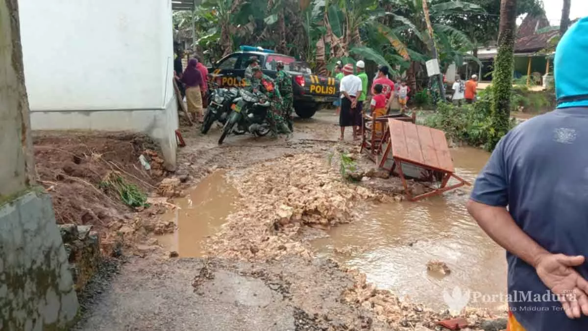Banjir Billapora Barat, Jalan Desa Rusak Parah dan 20 Rumah Warga Terdampak