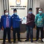 Pengurus PD Kubu AHY Serahkan Berkas Kepengurusan ke KPU Sumenep