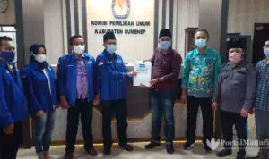 Pengurus PD Kubu AHY Serahkan Berkas Kepengurusan ke KPU Sumenep