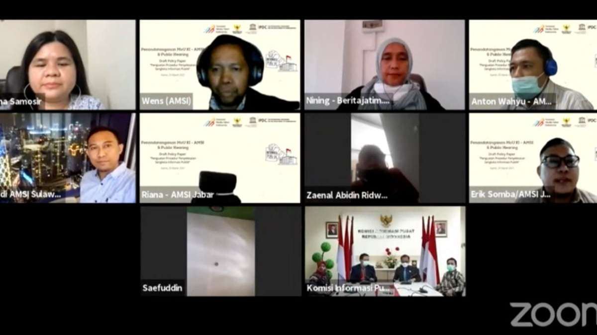 KI dan AMSI MoU Peran Media Siber Dorong Keterbukaan Informasi Publik