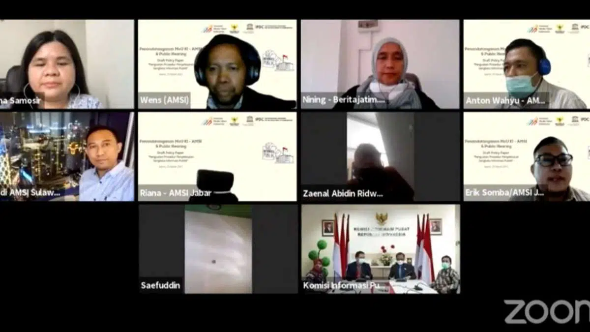 KI dan AMSI MoU Peran Media Siber Dorong Keterbukaan Informasi Publik