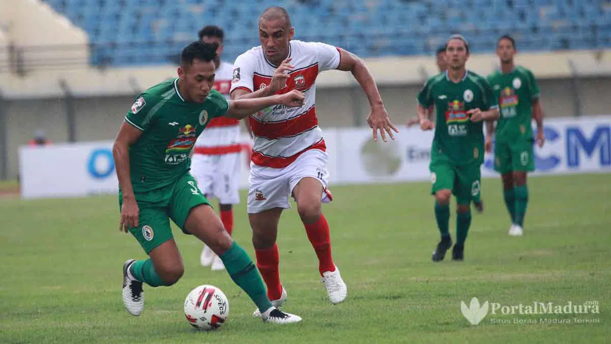 Sempat Tertinggal, Madura United Petik Kemenangan Atas PSS Sleman