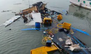 Meledak, Perahu Motor Nelayan Raas Hancur Berkeping-keping