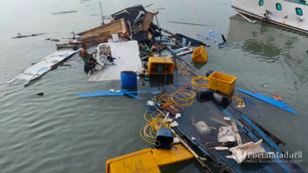 Meledak, Perahu Motor Nelayan Raas Hancur Berkeping-keping