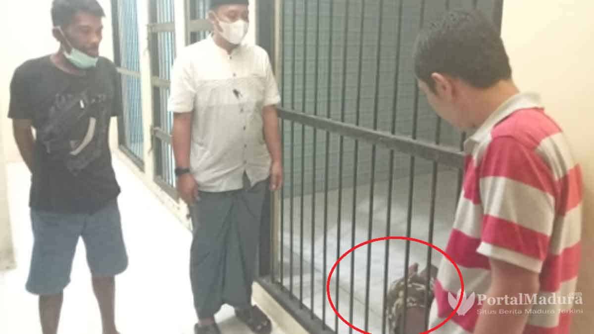 Pria Tanpa Identitas Diamankan Warga Pabian Sumenep