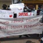 Rakyat Menjerit, Aksi Mahasiswa Tuding Dinsos Sumenep Tutup Telinga