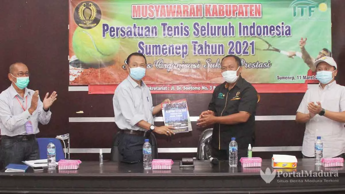 Sekda Sumenep Kembali Terpilih sebagai Ketum PELTI Sumenep 2021-2026