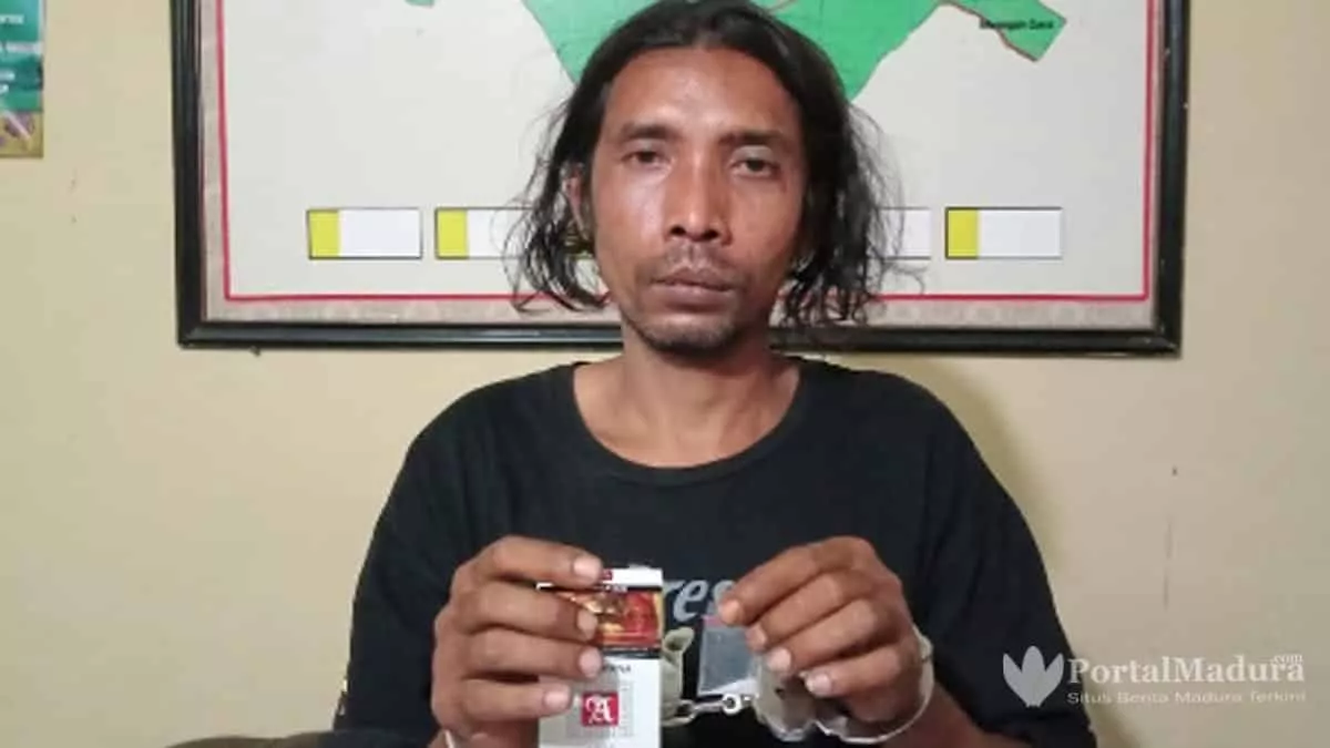 Seorang Warga Desa Ellak Laok Ditangkap Polisi Sumenep