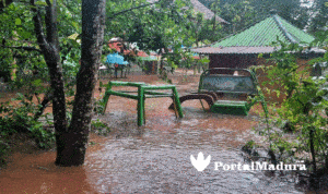 Banjir Surut, Santri Ponpes Darul Ulum Talaga Beraktivitas