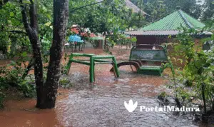Banjir Surut, Santri Ponpes Darul Ulum Talaga Beraktivitas