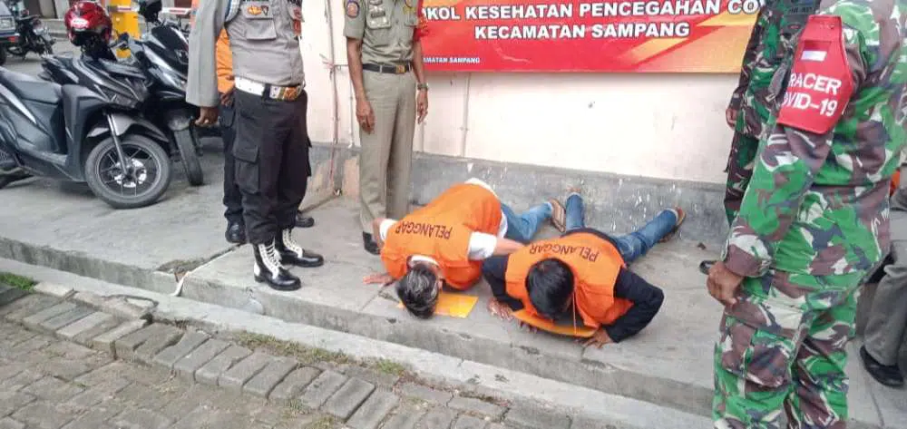 Tujuh Orang Pengunjung Pasar Tradisional Terjaring Operasi Yustisi