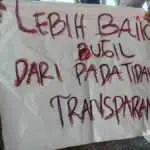 Tuntutan Aksi Demo “Raport Merah” OPD Pemkab Sumenep