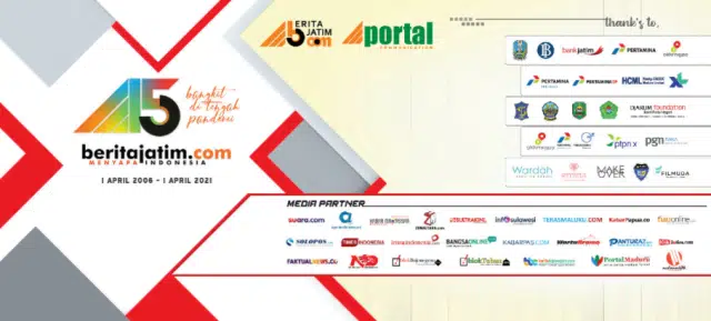 15 Th Berita Jatim, Bangkit di Tengah Pandemi Lewat Webinar Hingga Penghargaan Tokoh Inspiratif