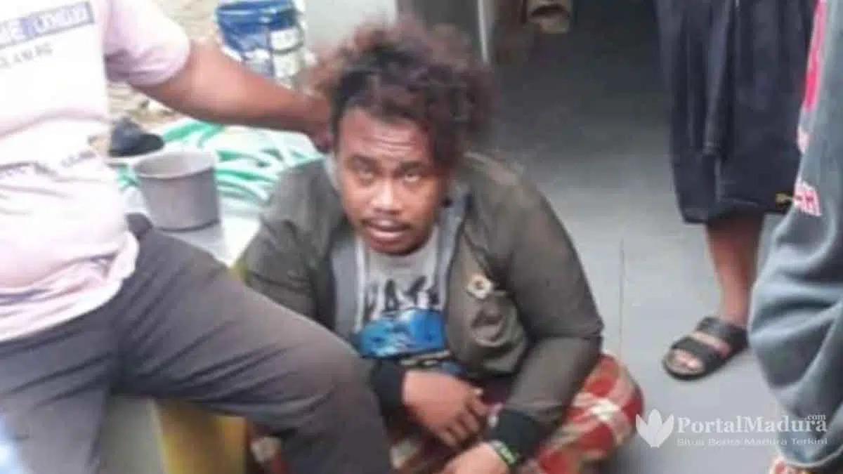 Videonya Viral, Pria Yang Ditangkap Warga Sumenep Curi Motor Scoopy