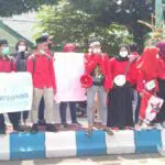 Demo di Gedung Dewan, Aktivis GMNI Sumenep Tolak Tambang Fosfat
