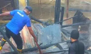 Los Pasar Palengaan Pamekasan Terbakar