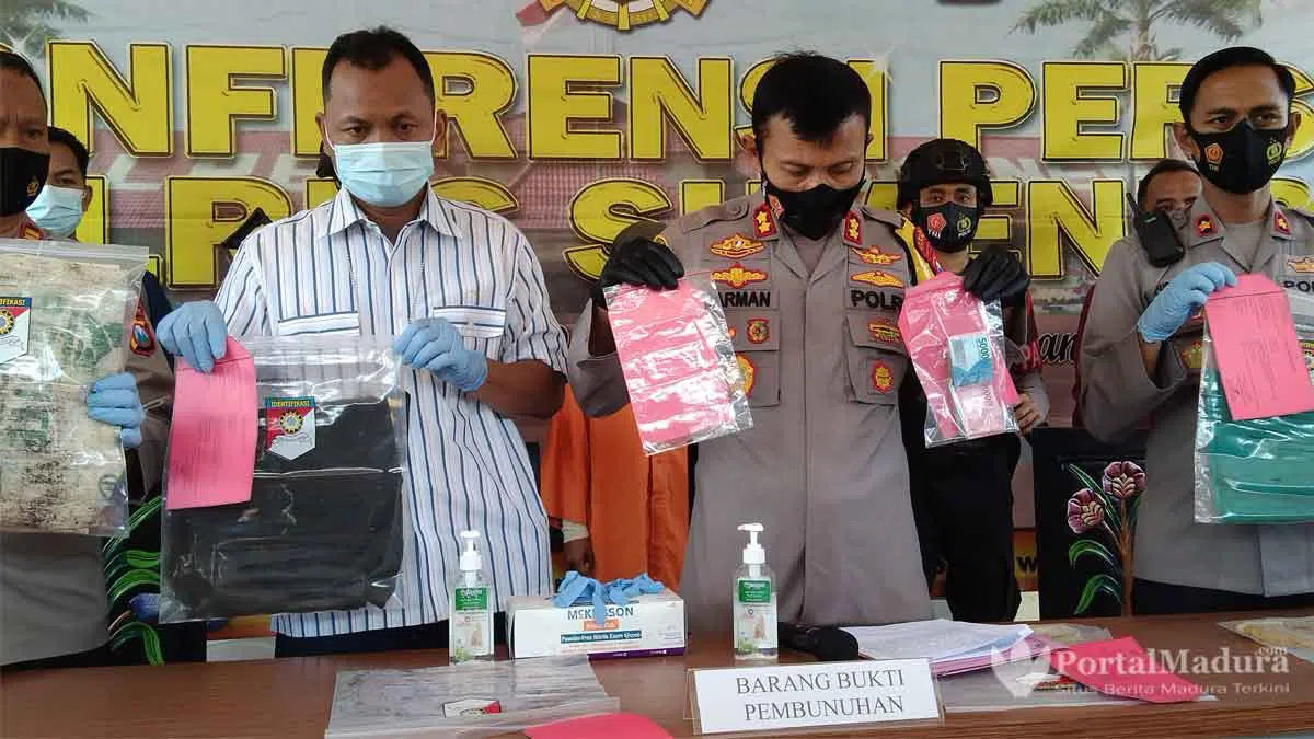 10 BB Diamankan Polisi Sumenep Pada Kasus Pembunuhan Bocah 4 Tahun
