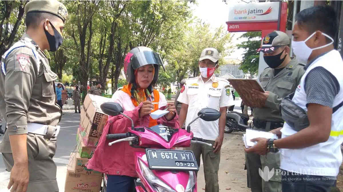 Hari Pertama Puasa, 21 Warga Sumenep Terjaring Operasi Yustisi