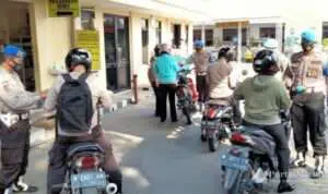 Kendaraan Anggota Polres Pamekasan Dirazia